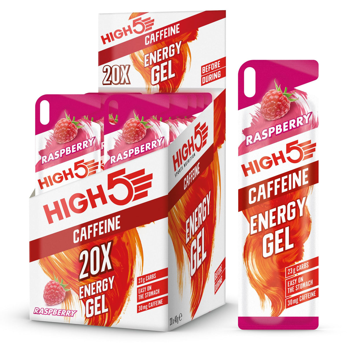 HIGH5 Energy Gels, Running Gel for Fast & Sustained Energy, Mixed, 8 x 40g