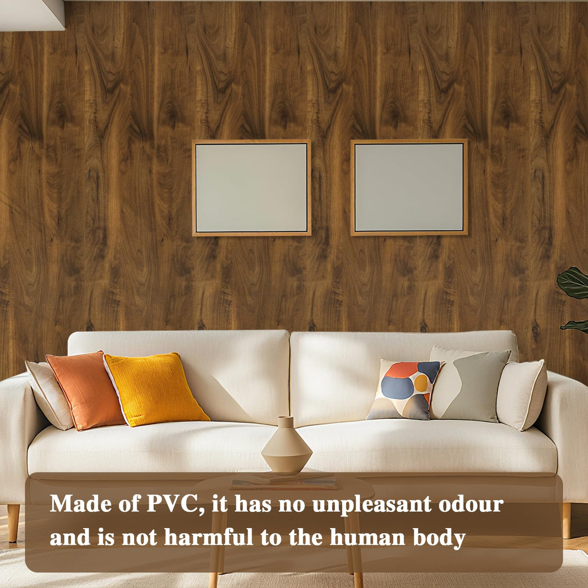 Abyssaly White Wood Effect Sticky Back Plastic for Furniture & Walls