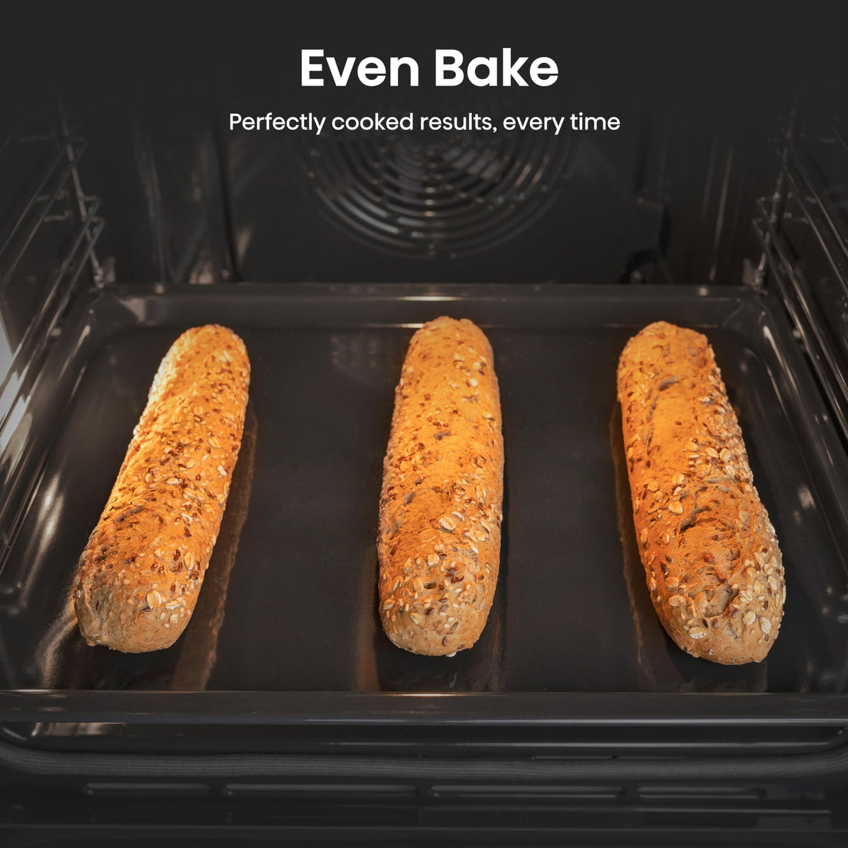 Hisense HDUKC60W 60cm Electric Cooker with Ceramic Hob-White, A Rated Double Oven 50L/80L [Energy Class A]