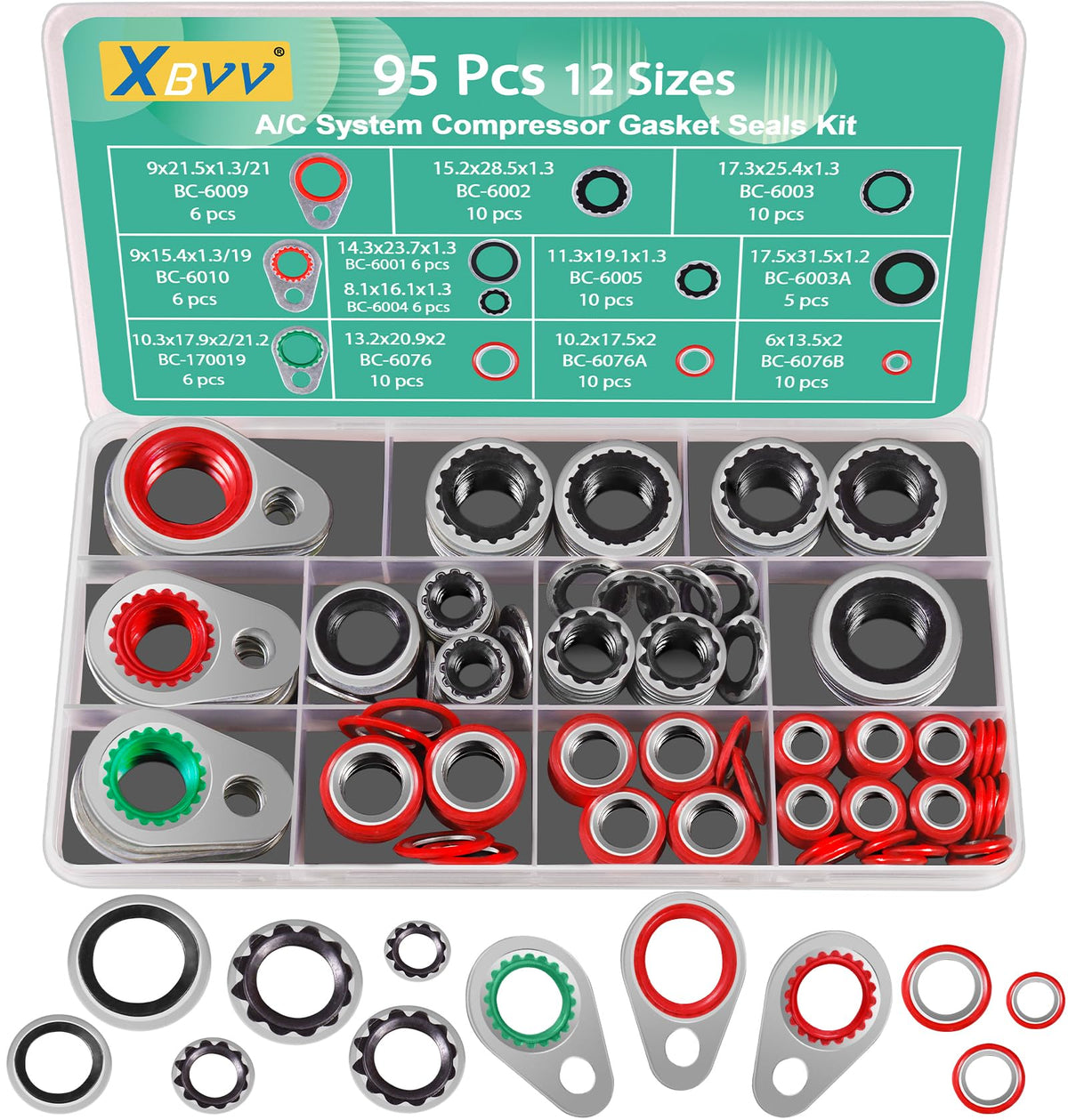 XBVV 20 Sizes O Rings O Rings Rubber Assorted Seal Kit