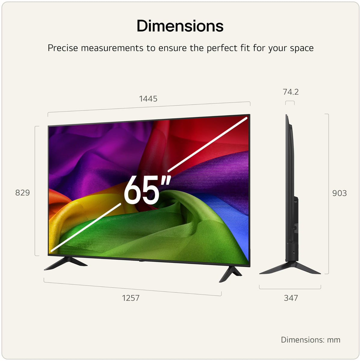 LG 50NU800B6LC Nano UHD AI NU80 4K Smart TV, α7 Processor Gen9, 60Hz, HDR10, Filmmaker Mode™, Google Cast, Apple AirPlay 2, Model Year 2026