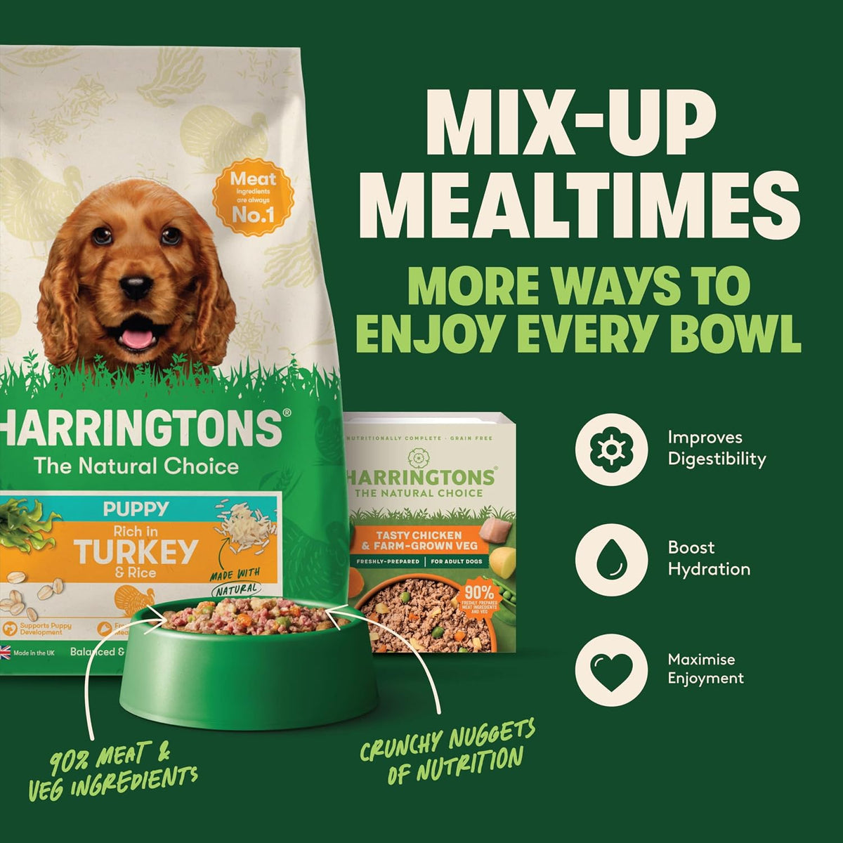 Harringtons Complete Dry Puppy Food Turkey & Rice 10kg