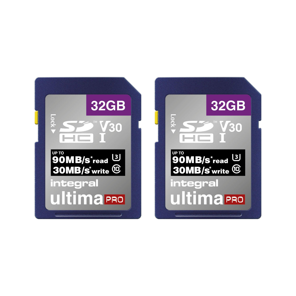 Integral 64GB SD Card 4K Ultra-HD Video High Speed SDXC V30 UHS-I U3 Class 10 Memory Card up to 100MB/s, Color May Vary