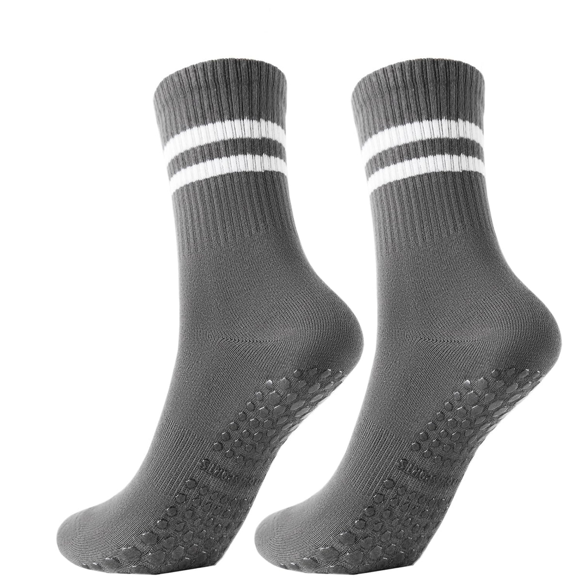 Non Slip Yoga Grip Pilates Socks for Women&Men Anti Slipper Grippy Socks for Ballet, Hospital, Dance, Trampoline, Barre