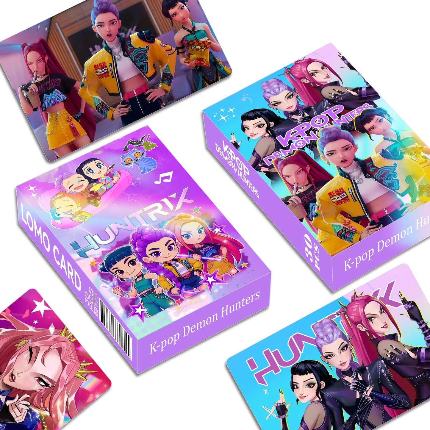 Sanmatic K-Pop Demon LOMO Cards Classic Card Set for Kids Playing for Party Favors and Gift