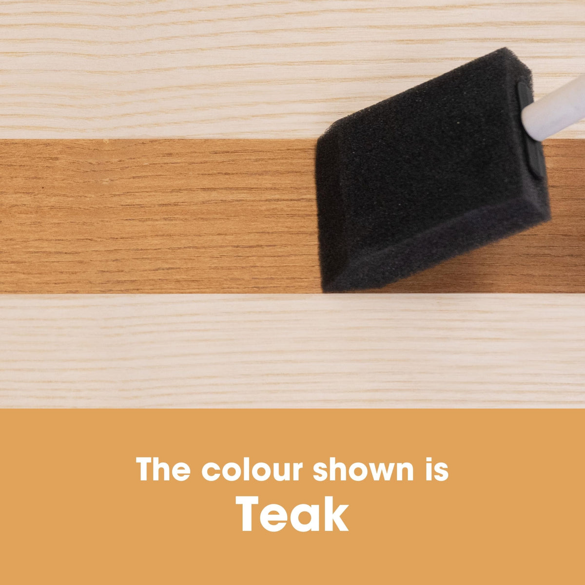 Furniture Clinic Wood Stain (Natural Oak) – Fast Drying, Highly Concentrated, and Easy-to-Apply Light Oak Wood Stain for All Indoor & Outdoor Wood – Water Based & Non-Toxic – 250ml