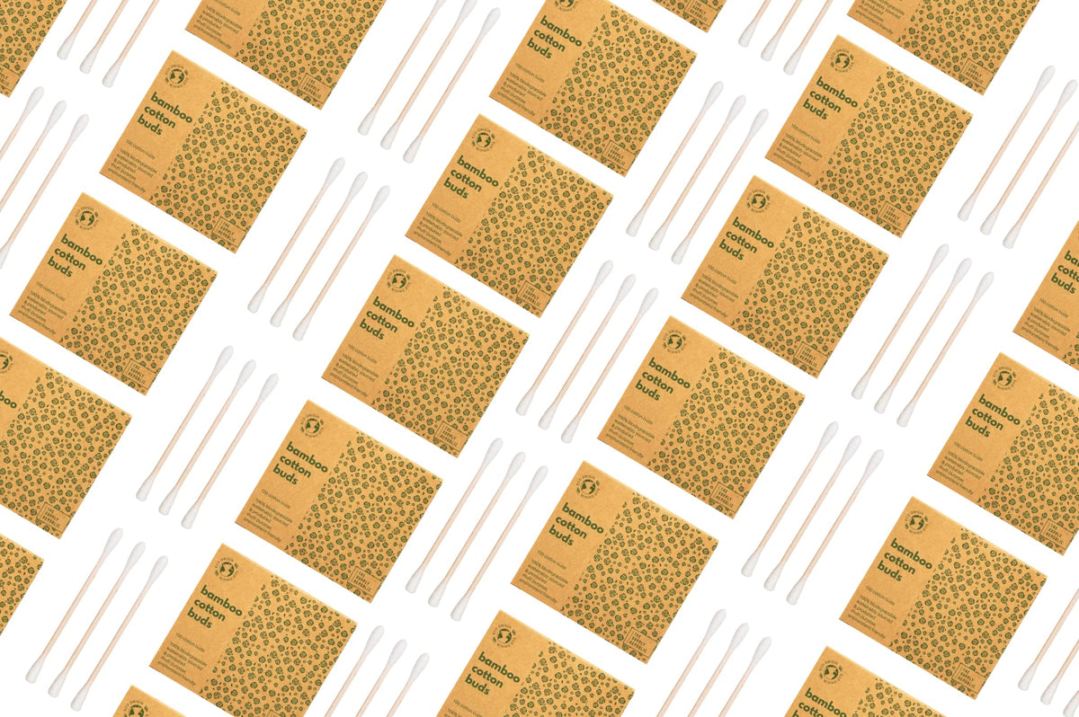 600 Bamboo Cotton Buds | 100% Eco-Friendly Biodegradable | Cotton Buds Bamboo | Ear Swabs | Ear Picks | Cotton Ear Buds | 6 x100 Ear Buds Cotton