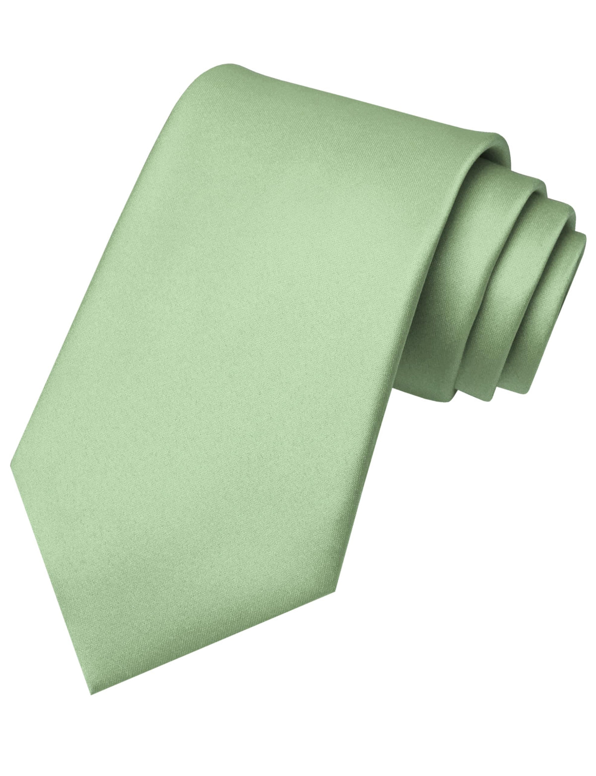 RBOCOTT Solid Color Tie Mens Necktie for Business and Wedding Party