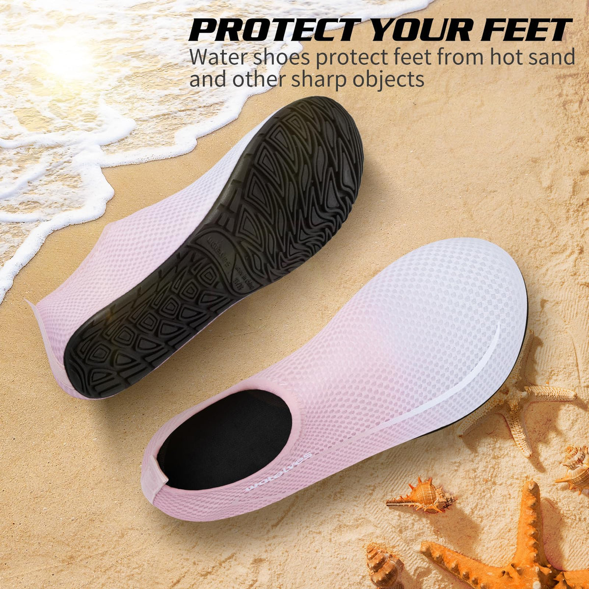 Swim Water Shoes Aqua Socks Barefoot for Sea Beach Swimming Shoes Pool Ladies Women Mens