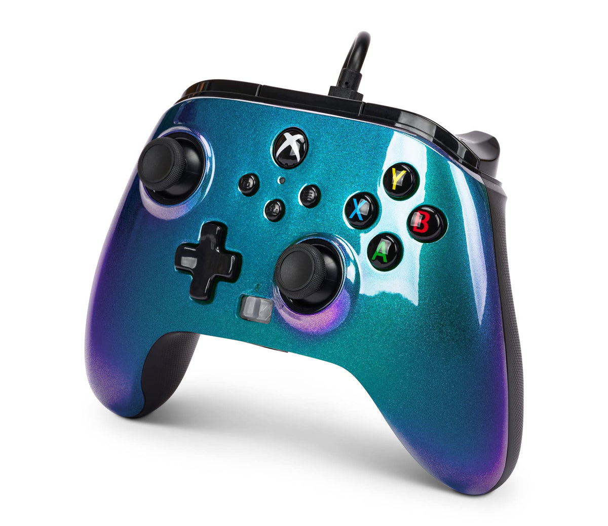 PowerA Enhanced Wired Controller for Xbox Series X|S, Wired Video Game Controller, Gamepad for Xbox X and S, Officially Licenced by Xbox, 2 Years Manufacturer Warranty - Purple Hex