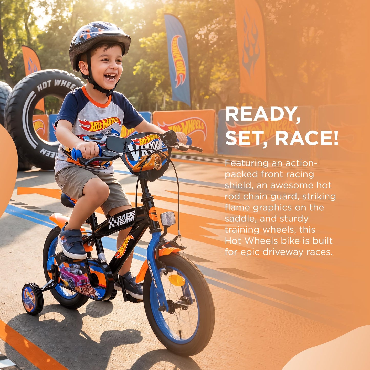 Volare Official Marvel Spider-Man Kids Bike 12" with Stabilisers — Ages 3-4