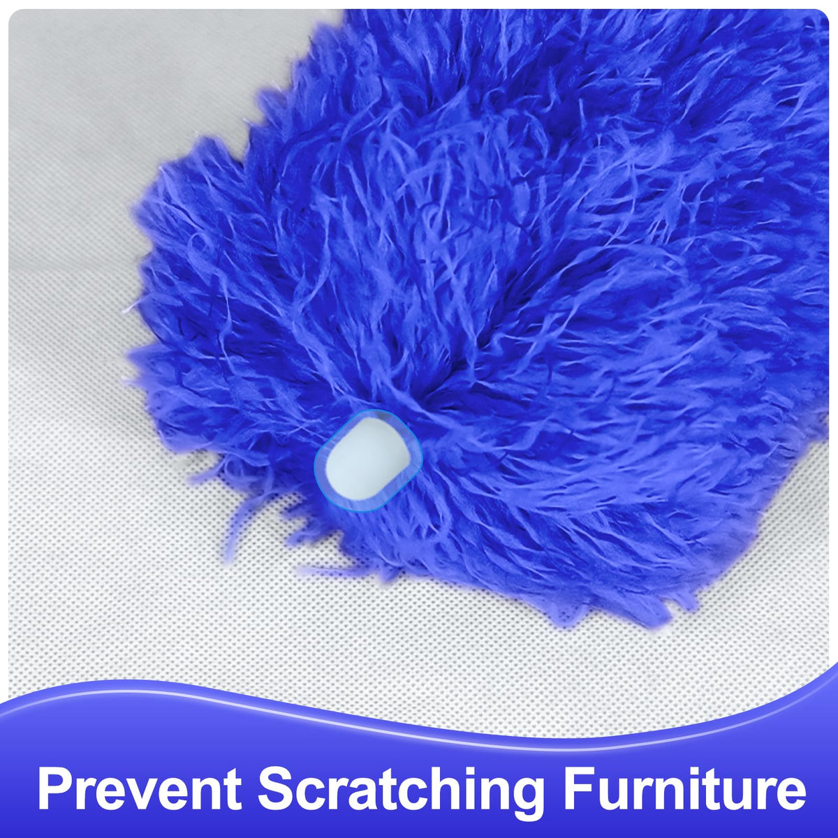 Fogray 2026 Upgraded 240cm Extendable Feather Duster with Soft Silicone Cap