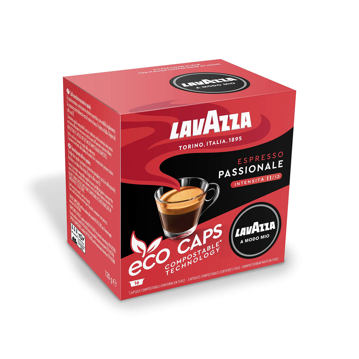 Lavazza, A Modo Mio Espresso Passionale, 36 Coffee Pods