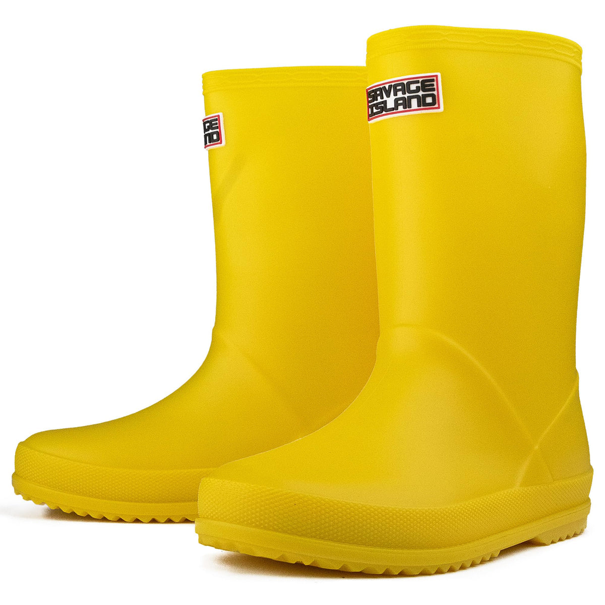 Savage Island Kids Wellies Boys & Girls Waterproof Wellington Boots - Toddler & Children’s Rain Boots - Unisex Welly Shoes
