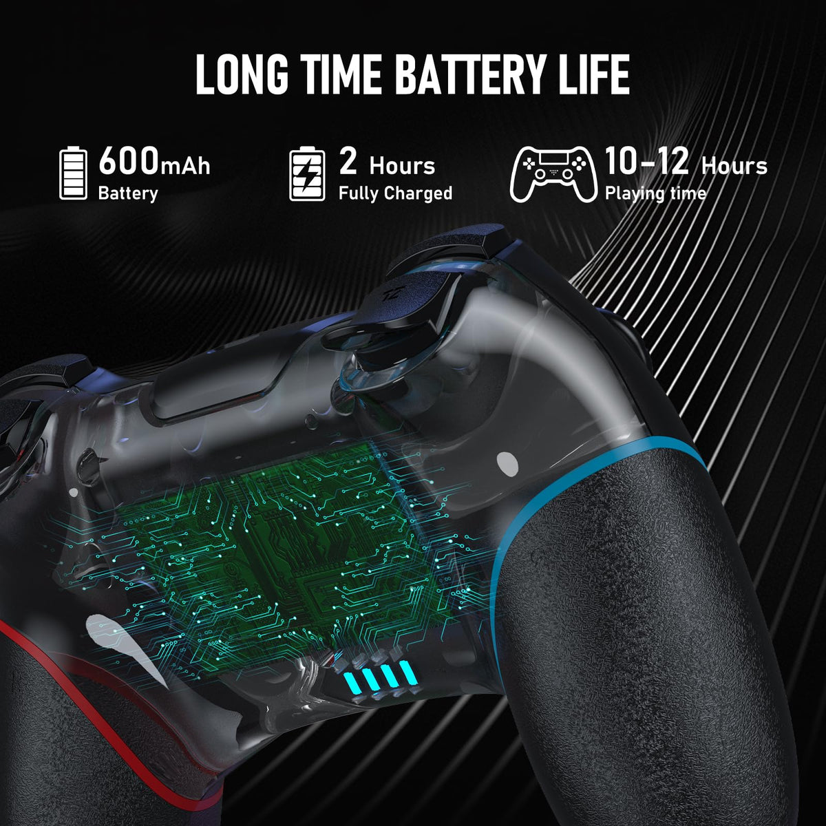 Diswoe Upgraded Wireless Pro Controller for Switch 1/Switch 2/Lite/OLED/PC