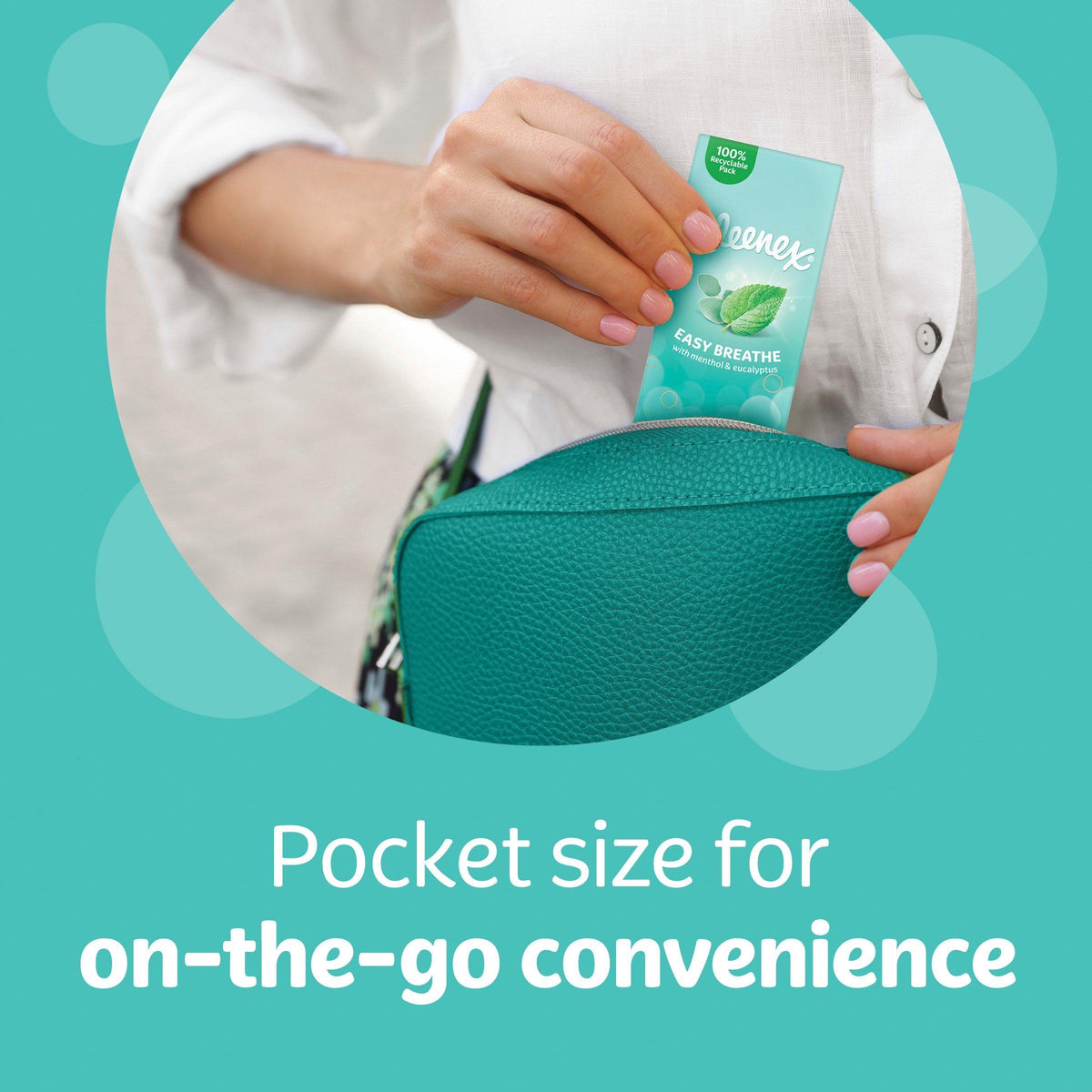 Kleenex Balsam Travel Tissues - Multipack 8 Tissue Packs
