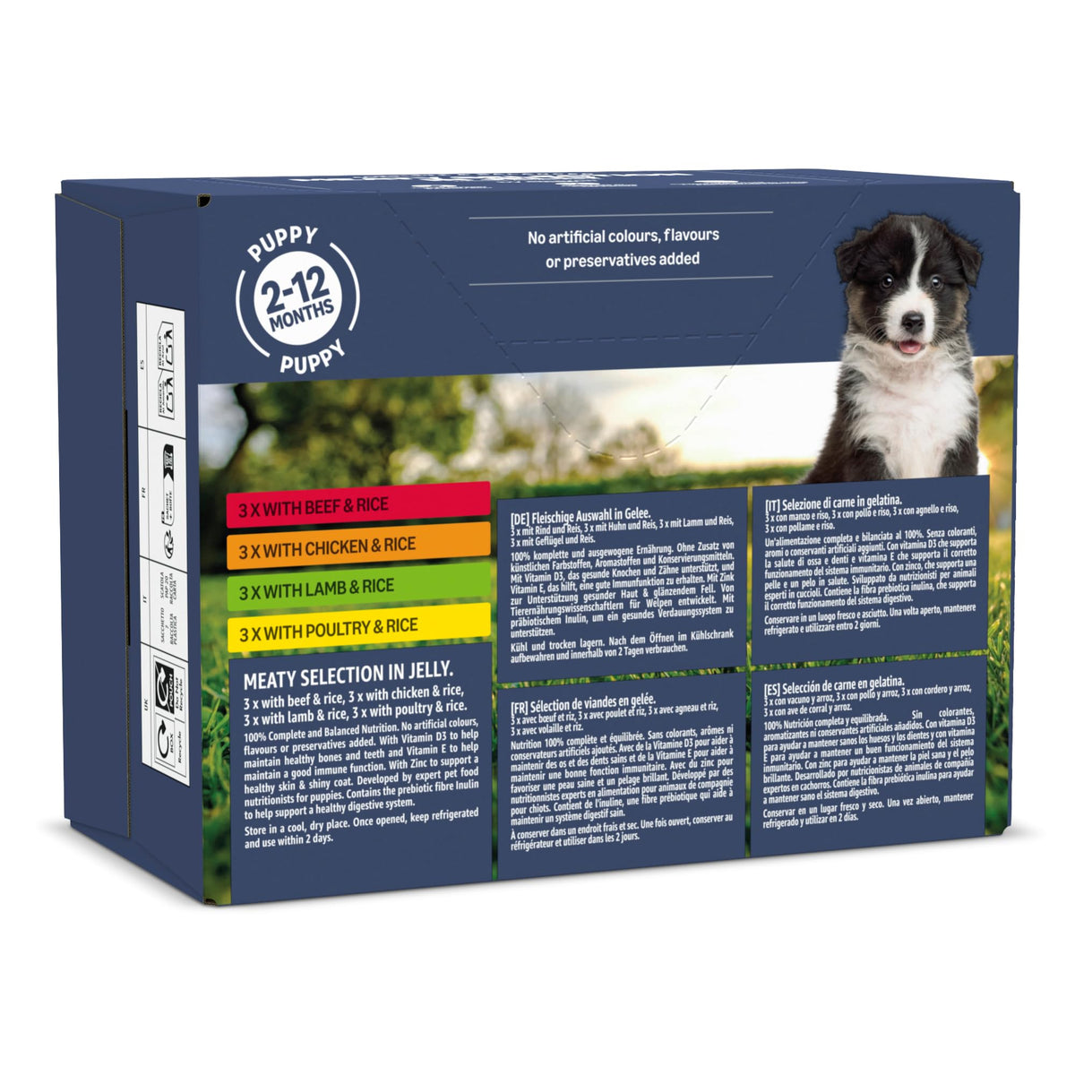 by Amazon Complete Wet Food for Adult Dogs, Meat Selection in Gravy, 4.8 kg (48 pouches of 100g)