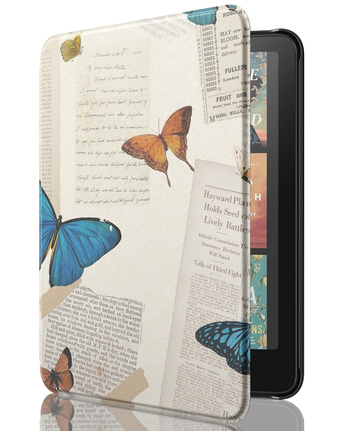 MoKo Case for 7" Kindle Paperwhite 12th Gen & Colorsoft 2024, Denim Black