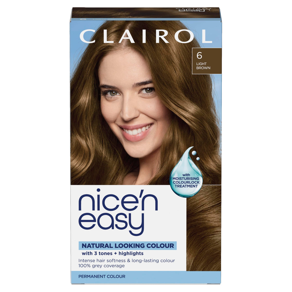 Clairol Nice'n Easy Crème Natural Looking Oil Permanent Hair Dye Infused