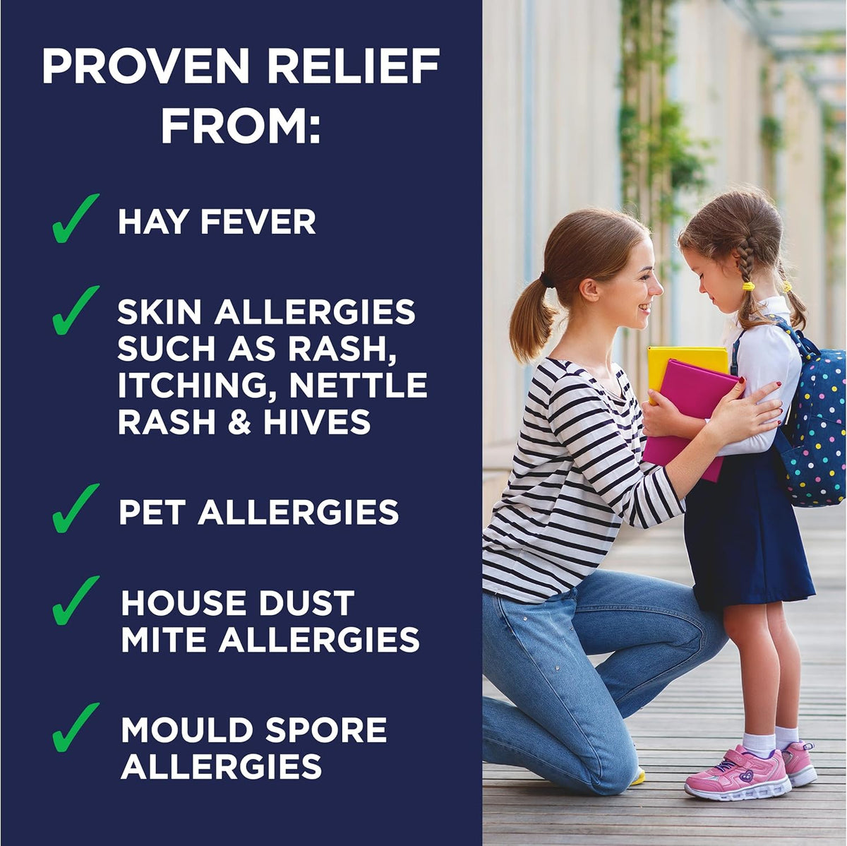 Piriteze Hayfever & Allergy Tablets, Cetirizine, 6 Years+, 30 Tablets