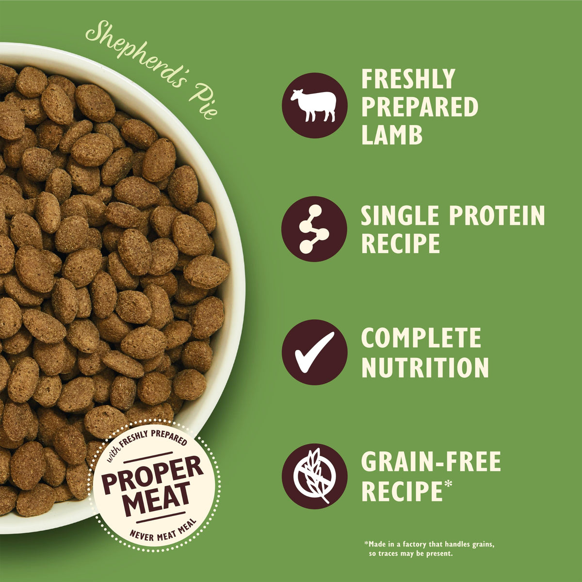 Lily's Kitchen Made with Natural Ingredients Adult Dry Dog Food Chicken & Duck Grain-Free Recipe 2.5kg Bag