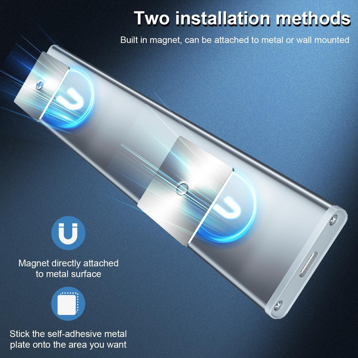 JEKEMORYE Under Cabinet Kitchen Lights Cupboard - LED Motion Sensor Light