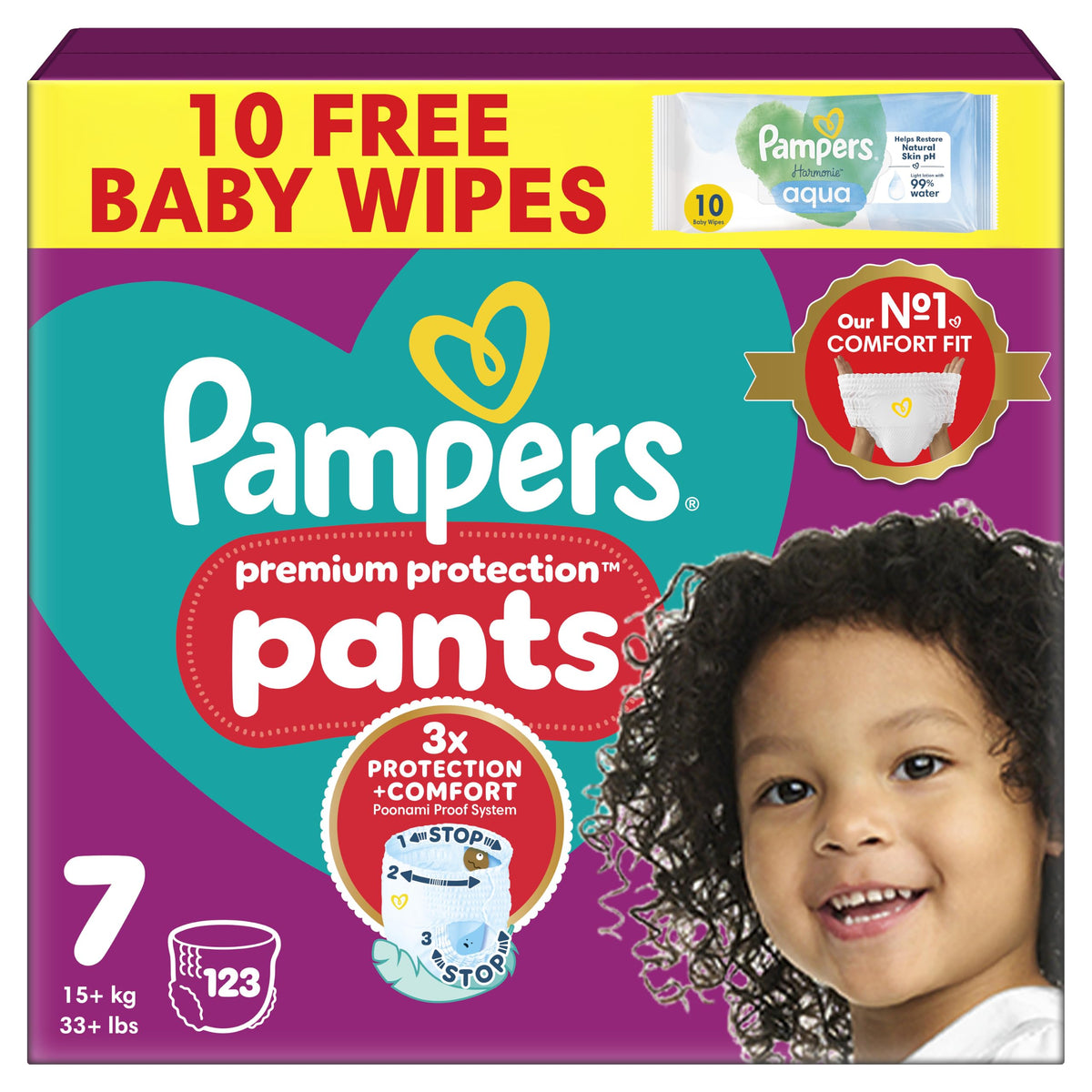 Pampers Premium Protection Nappy Pants Size 5
