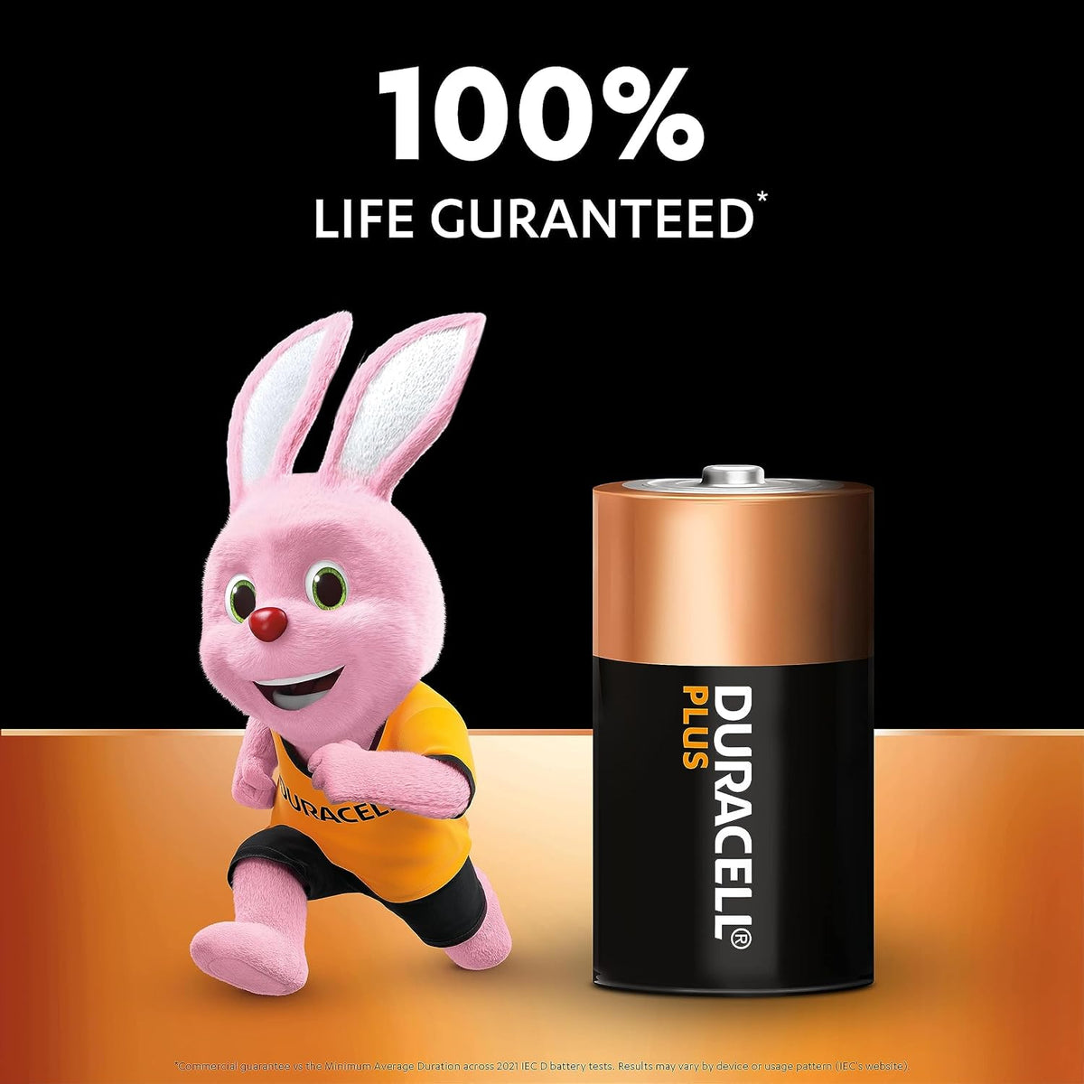 DURACELL Plus D Alkaline Batteries (4 Pack) 1.5V, LR20