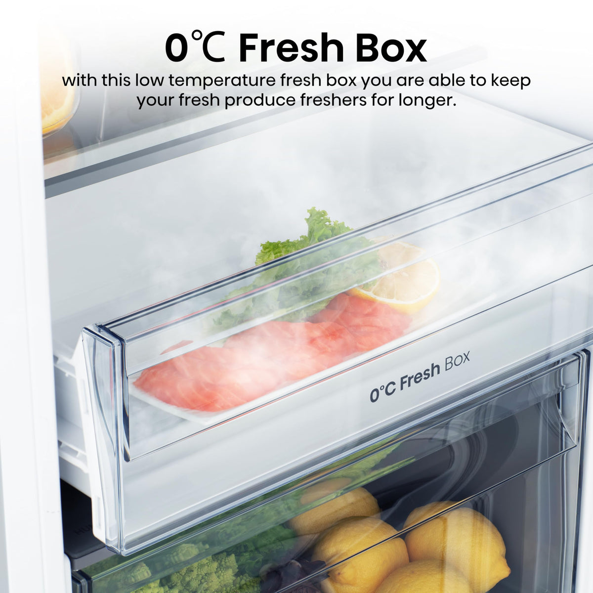Hisense FV298N4ACE Tall Freestanding Freezer 240 Litre Capacity Total No Frost with LED Display 59D x 59.5W x 172H cm - Stainless Steel, Silver
