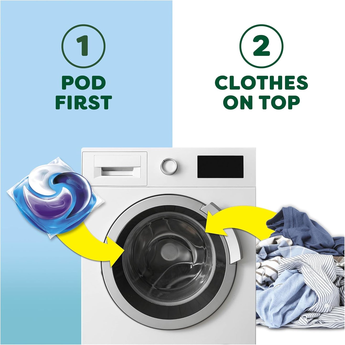 Fairy Non Bio Silk Tree Blossom & Jasmine Washing Liquid Pods, Voted No1 for Sensitive Skin, 100 Washes