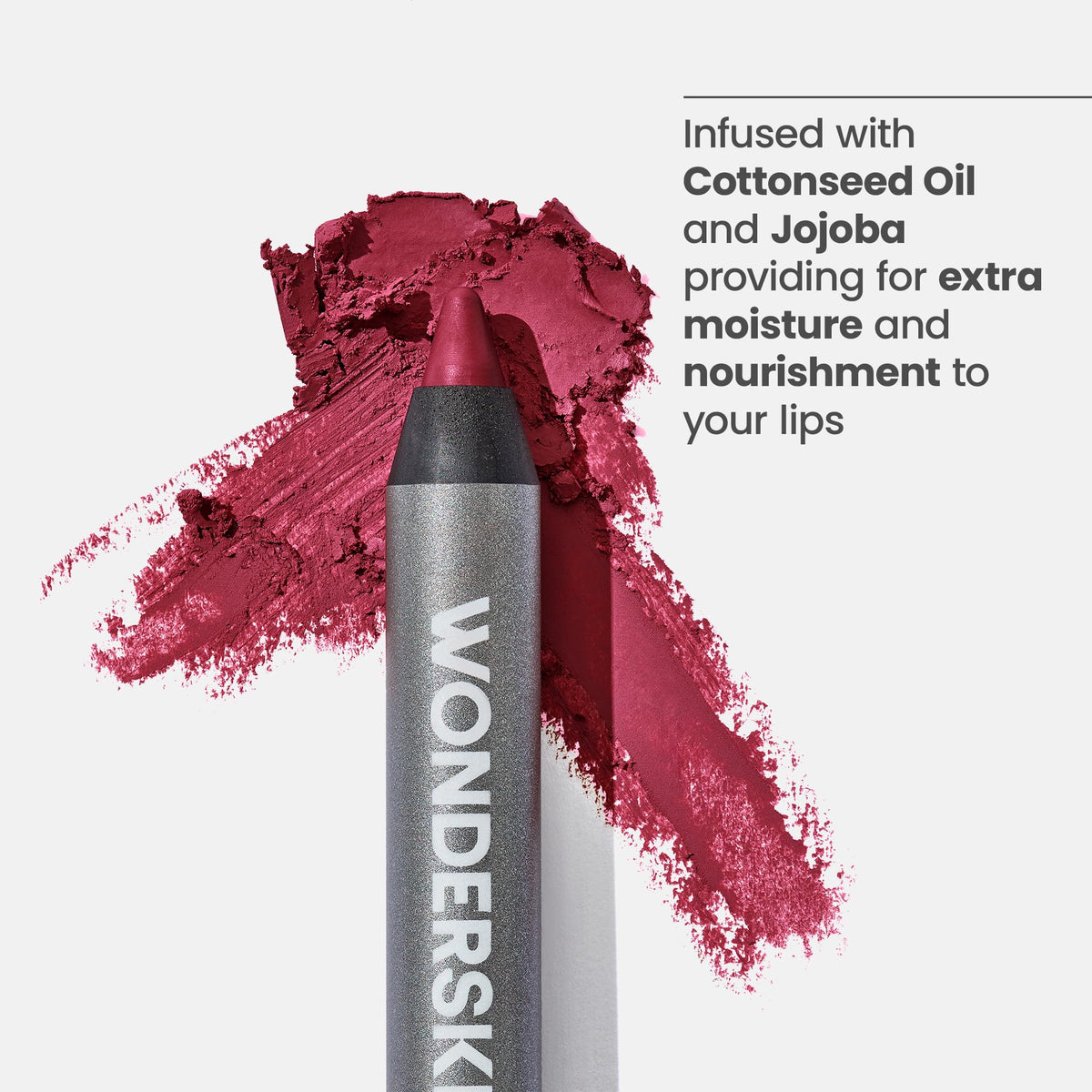 Wonderskin Lip Liner Pencil - 360 Contour Lipliner, Long Lasting, Sharpenable, Waterproof and Transfer-Proof Nude Lip Liner Pencil (Blush)