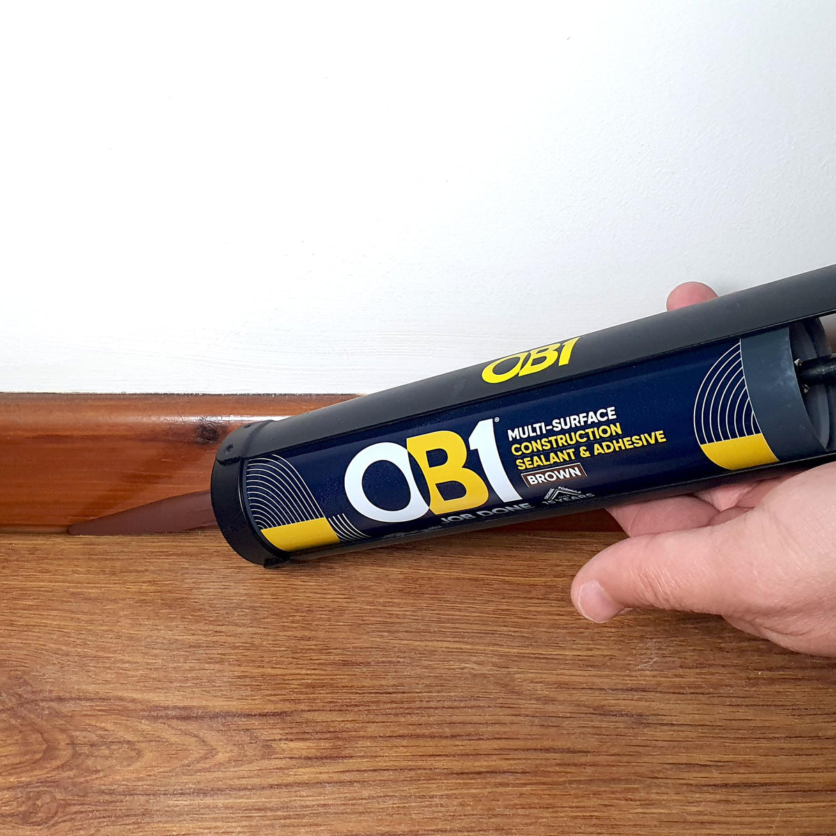 OB1 Clear Multi-Surface Construction Sealant & Adhesive, 290ml 2in1 formula