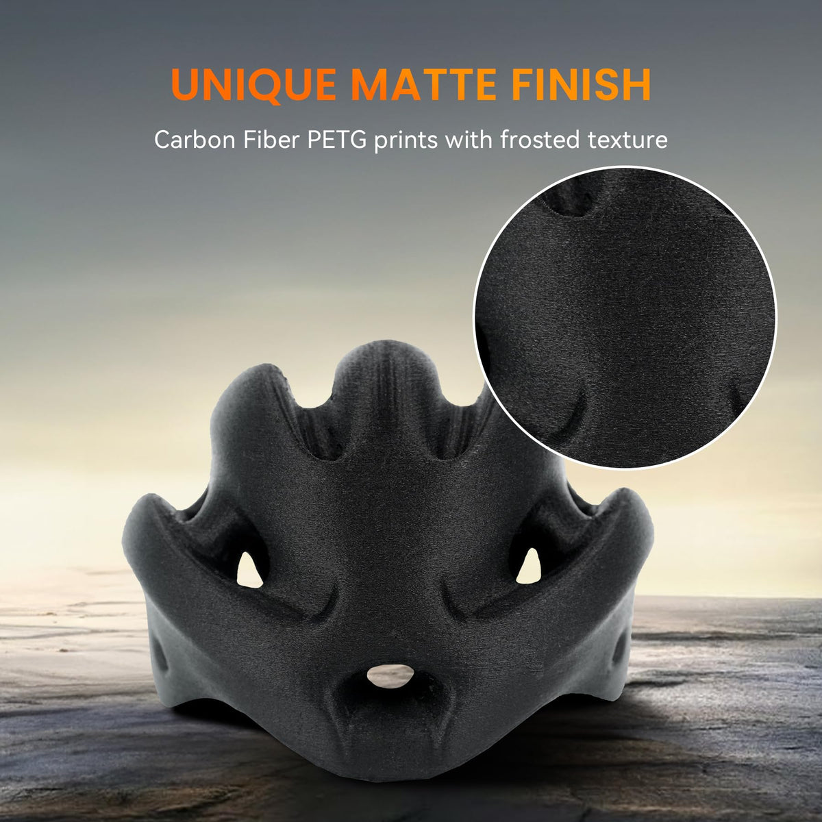 TECBEARS PETG Filament 1.75mm Black 1KG, High Strength & Toughness