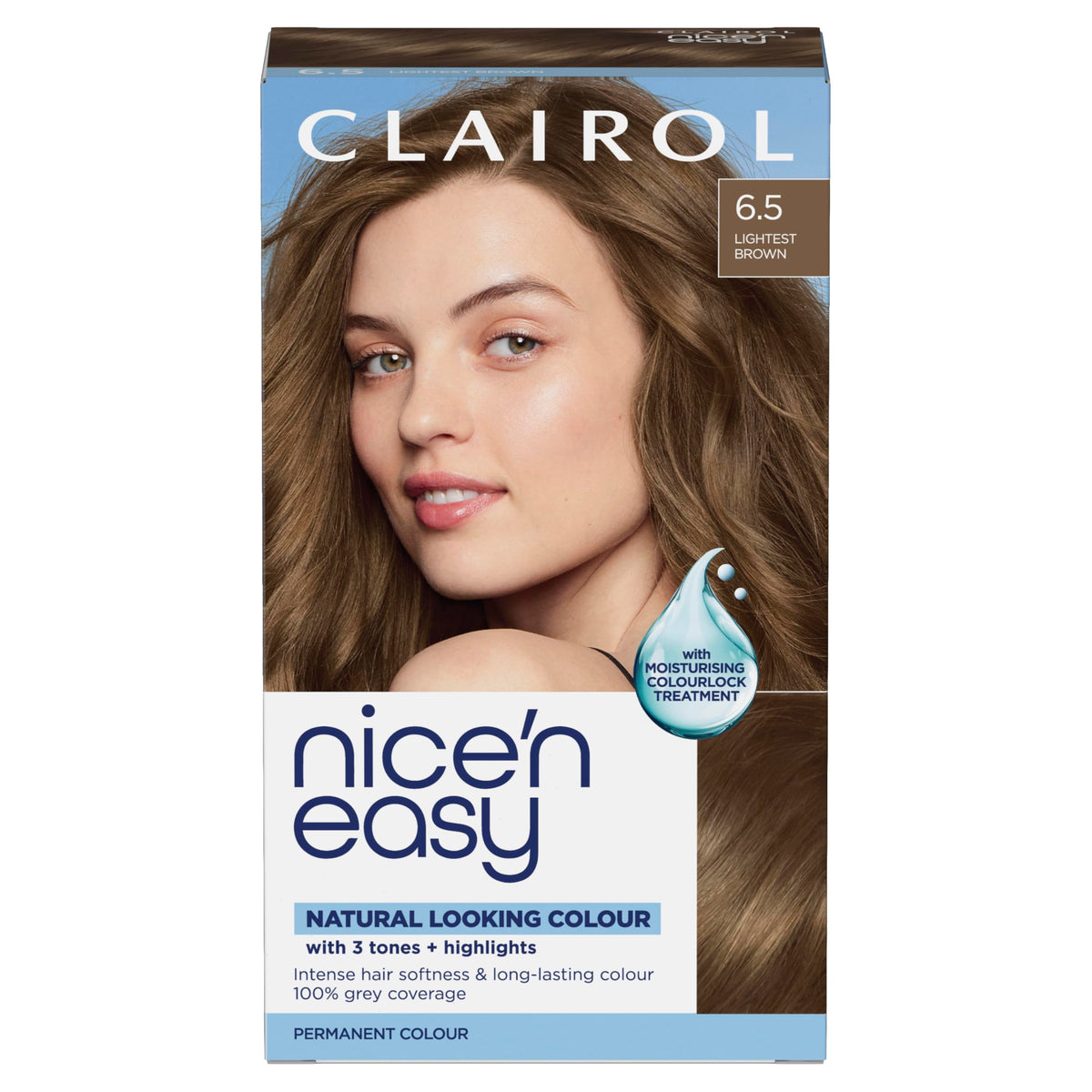 Clairol Nice'n Easy Crème Natural Looking Oil Permanent Hair Dye Infused