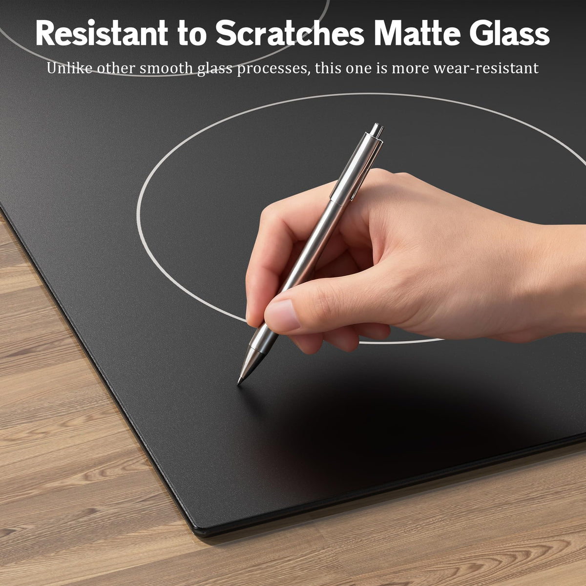 Karinear Electric Ceramic Hob 60cm 4 Zones with Built-in Extractor Hood