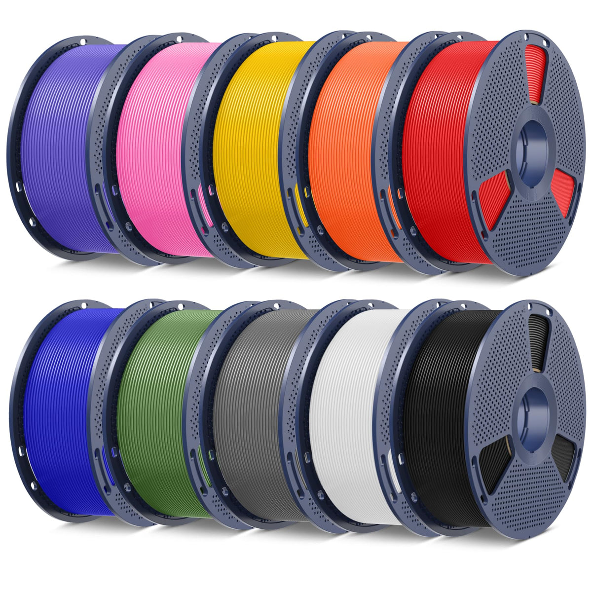 SUNLU Upgrade PLA+2.0 Filament, Next-Gen PLA+ 3D Printer Filament 1.75mm
