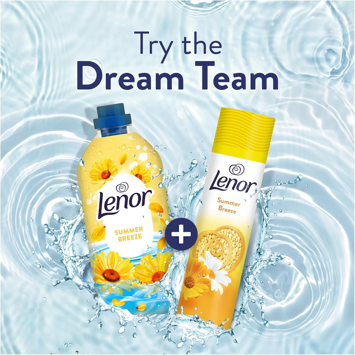 Lenor Fabric Conditioner, Summer Breeze, 129 Washes Pack of 1 (3.99 l)