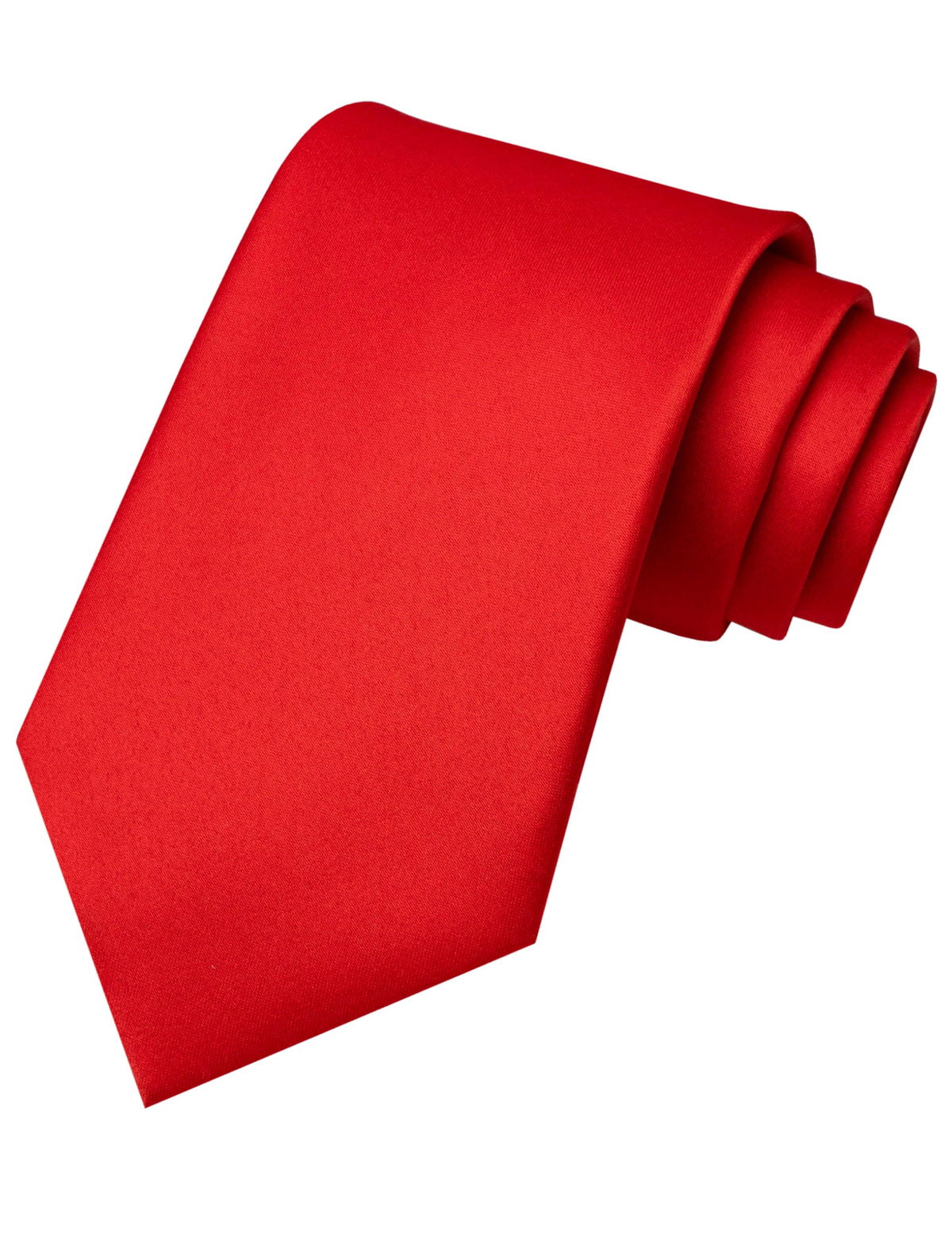 RBOCOTT Solid Color Tie Mens Necktie for Business and Wedding Party
