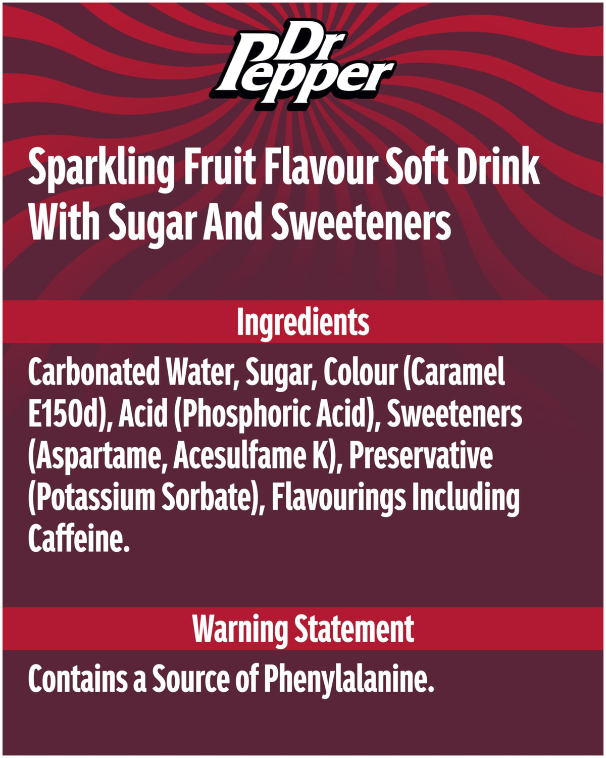 Dr Pepper Zero 8 x 330ml