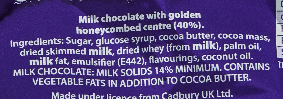Cadbury Crunchie Single (Pack of 12)