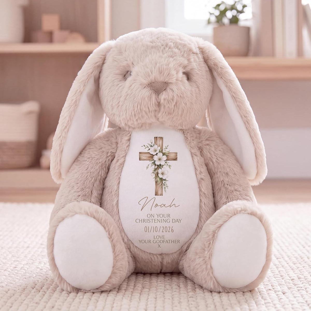 Personalised Christening Gift | Christening Teddy, Christening Gifts, Baptism Teddy | Custom Baptism Gift