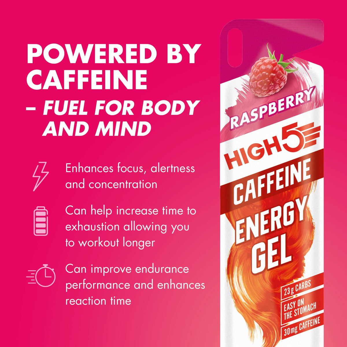 HIGH5 Energy Gels, Running Gel for Fast & Sustained Energy, Mixed, 8 x 40g