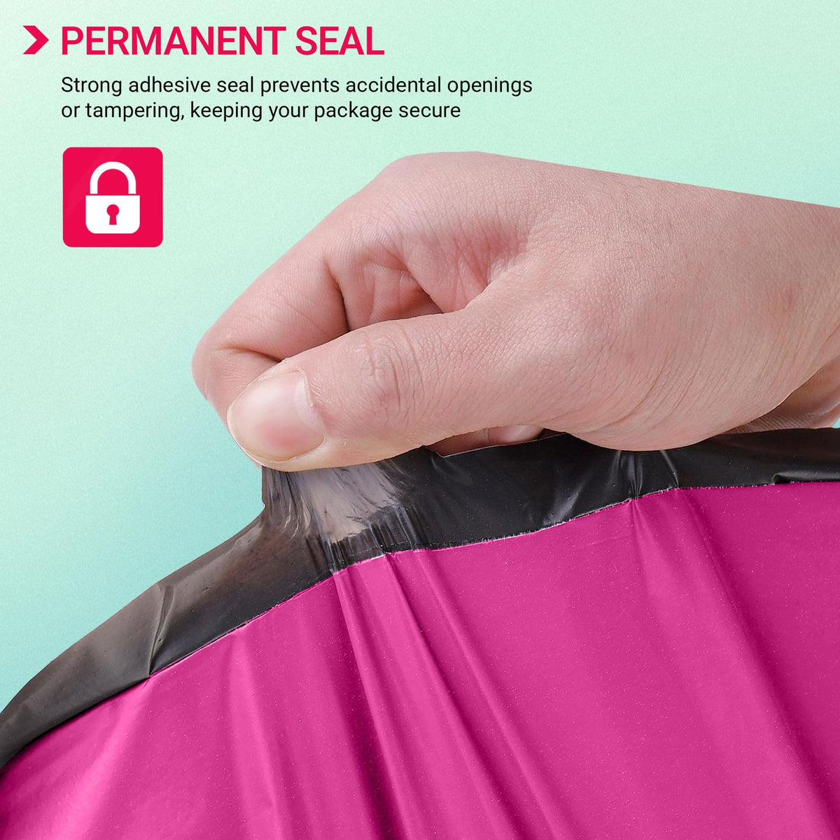 125 Mixed Grey Parcel Bags, Tamper-Proof Strong Postal Packaging Bags for Shipping, Mailing & Delivery, 5 Sizes Small to Large, 25 Each