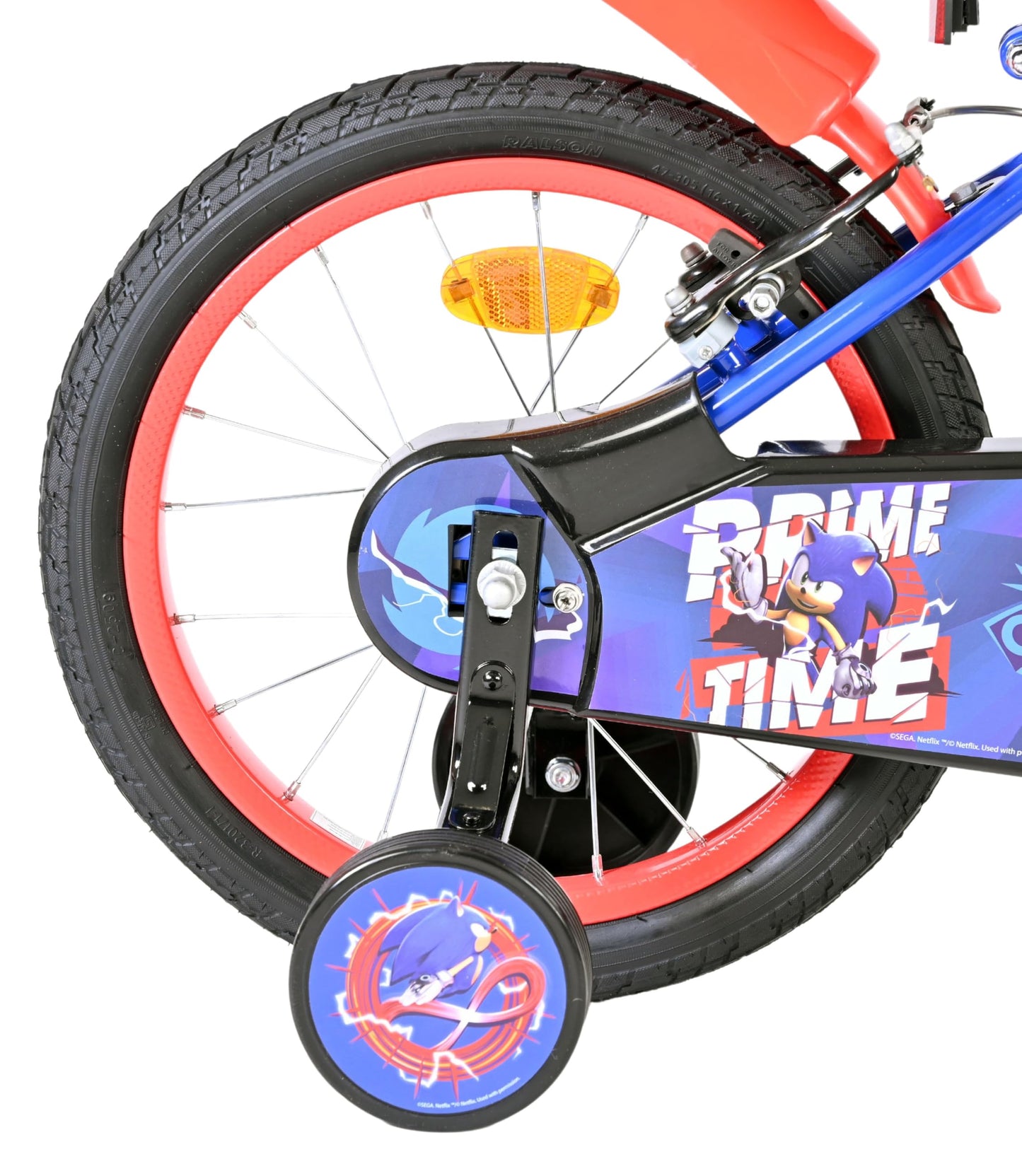 Volare Official Marvel Spider-Man Kids Bike 12" with Stabilisers — Ages 3-4