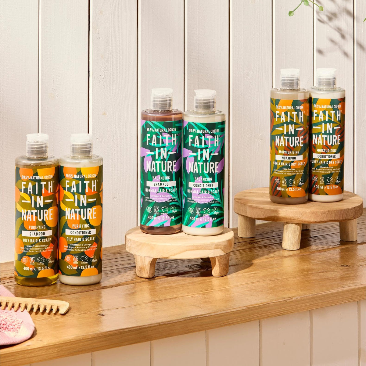 Faith In Nature Organic Coconut Shampoo, Hydrating for Dry Hair & Scalp, Vegan & Cruelty Free, No SLS, Silcones or Parabens, 400ml