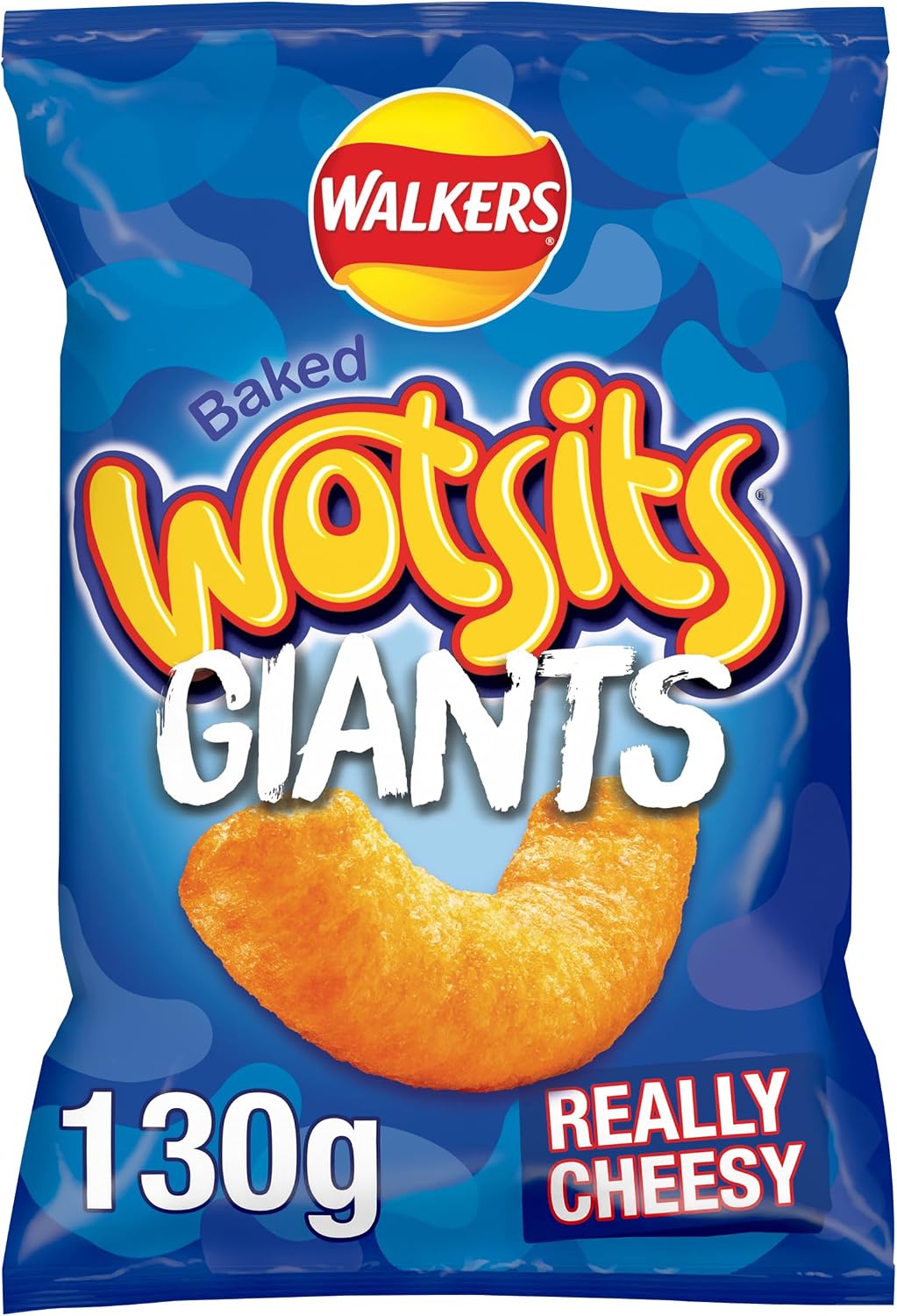 Walkers Wotsits Giants Really Cheesy Vegetarian Baked Snacks 130 g