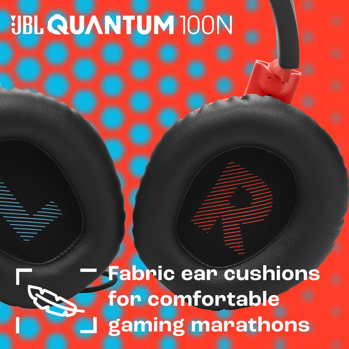 JBL Quantum 100M2 Wired Gaming Headset, Black