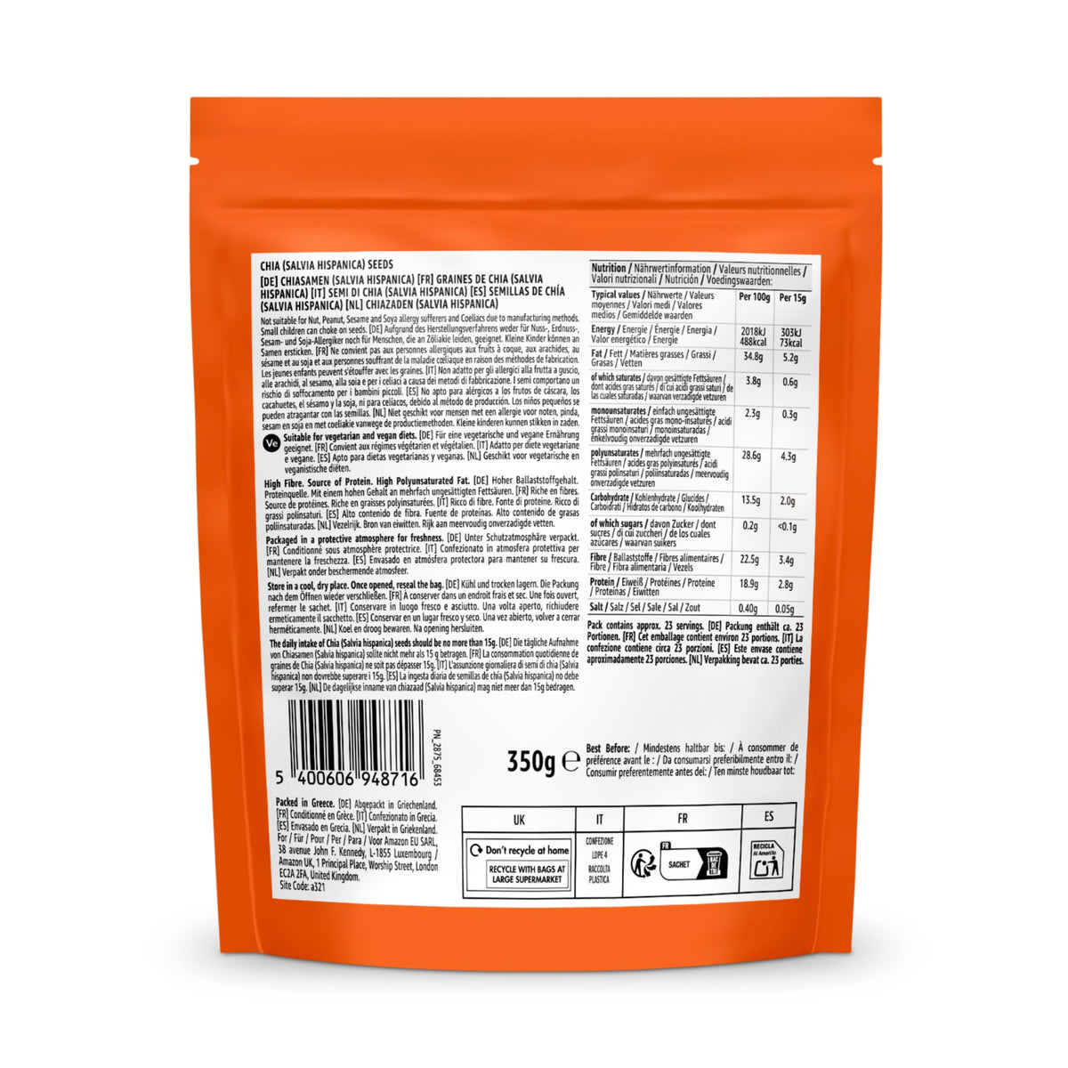 by Amazon Chia Seeds, 350g,