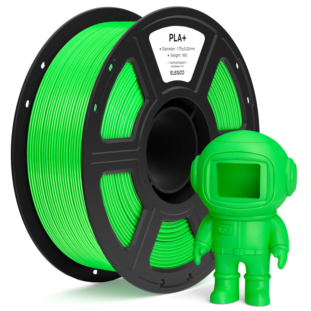 ELEGOO PLA+ 3D Printer Filament 1.75mm Pink 1KG