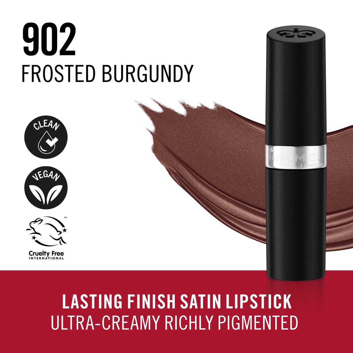 Rimmel Lipstick Lasting Finish Natural Birthday - 250 Nude Brown
